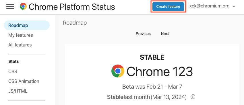 Create Platform Status Entry