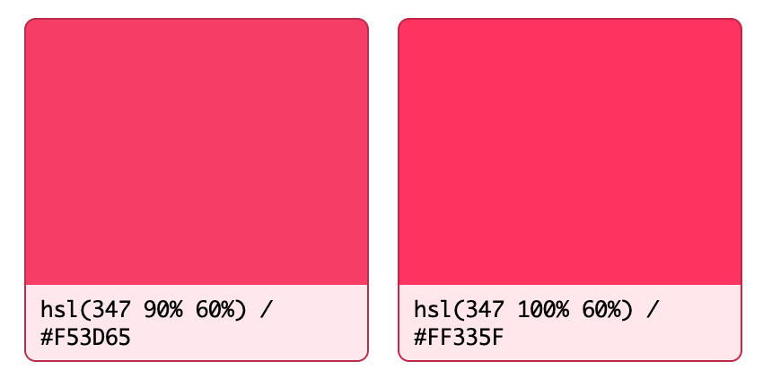 HSL で S だけを変えた比較