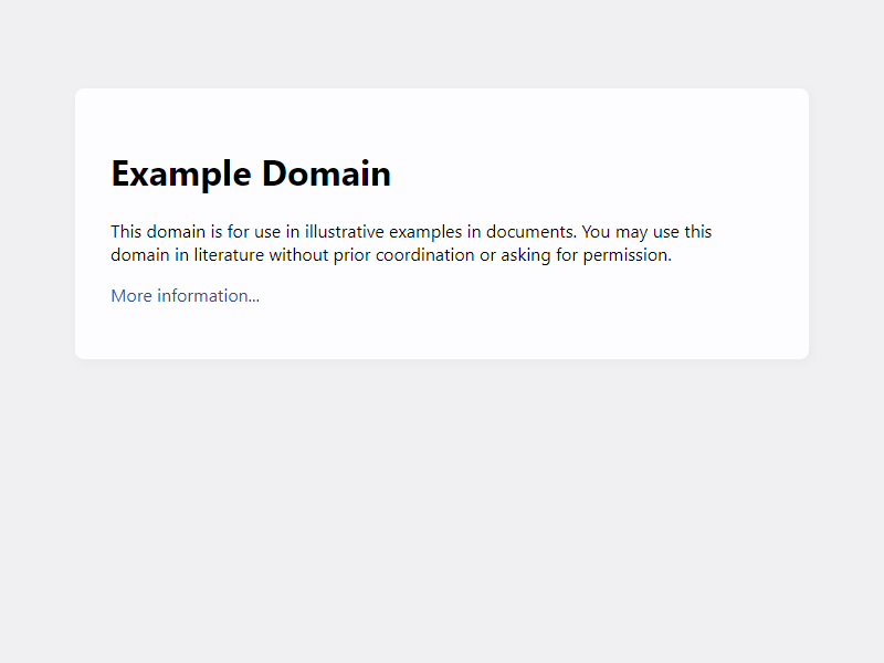 example.com before